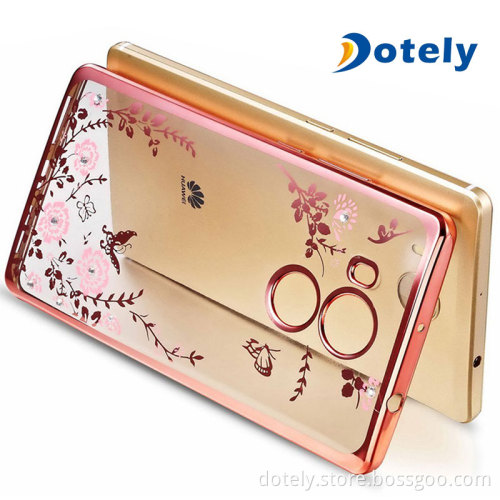 Secret Garden Soft TPU Plating  Transparent Back Case Cover